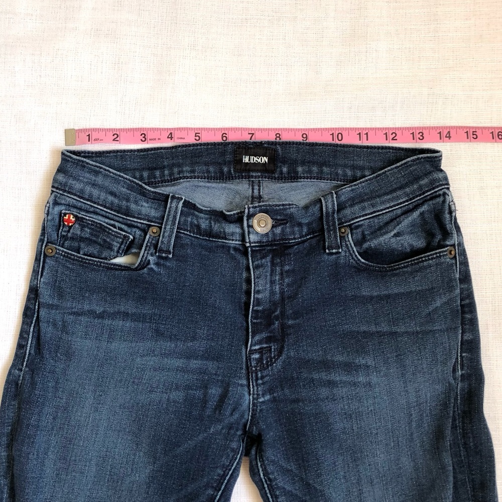 Hudson Dark Wash Skinny Denim Jeans Size 27 - Picture 12 of 14